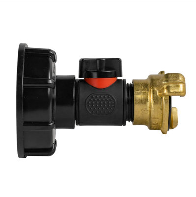 AP Supplies Ibc 2" S60X6 Cap With InLine Bspm Valve And Geka Type Fitting from B&Q