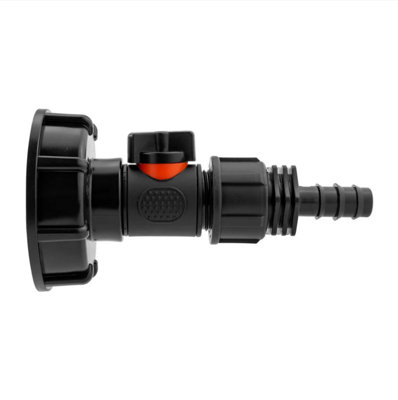 AP Supplies Ibc 2" S60X6 Cap With InLine Bspm Valve And 16mm Barbed Straight from B&Q