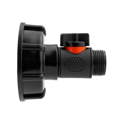 AP Supplies Ibc 2" S60X6 Cap With InLine Bspm Threaded Valve from B&Q