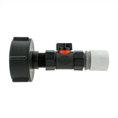 AP Supplies Ibc 2" S60X6 Cap With InLine Bspf Valve And 3/4" Bspm Female Hose Connector Wl from B&Q