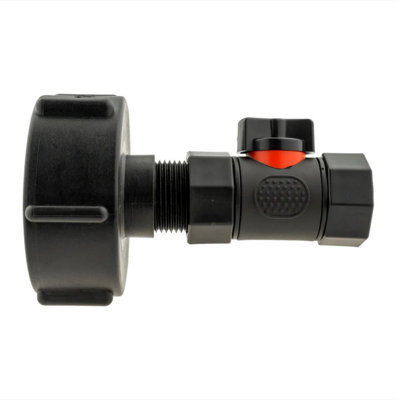 AP Supplies Ibc 2" S60X6 Cap With InLine Bspf Threaded Valve from B&Q