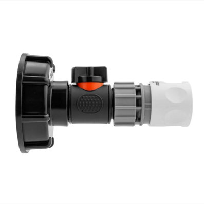 AP Supplies Ibc 2" S60X6 Cap With InLine Bspm Valve And 3/4" Bspf Female Hose Connector Wl from B&Q