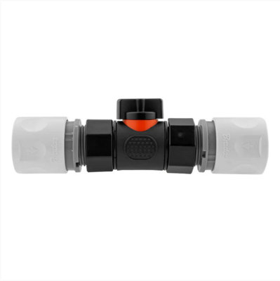 AP Supplies InLine Bspf Valve With 2 X Hose Connectors Wl from B&Q