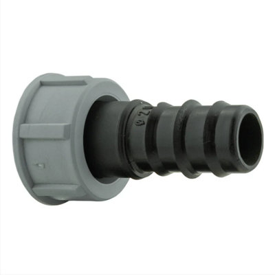 AP Supplies Joiner For 20mm Pipe With 3/4" Bspf Thread from B&Q