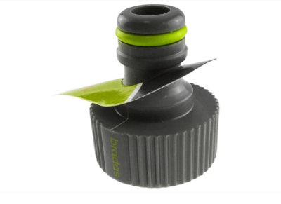 AP Supplies Female Tap Connector 3/4" Bspf Lime from B&Q
