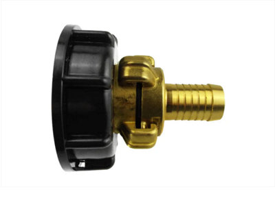 AP Supplies Ibc 2" S60X6 Cap With Geka Type Fittings 19mm Barb from B&Q