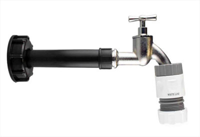 AP Supplies Ibc 2" S60X6 Cap With Water FilterBib Tap And Max Flo Hose Connectors Set from B&Q