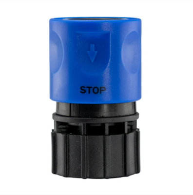 AP Supplies Female Hose Connector With 3/4" Bspf Thread Blue/black from B&Q