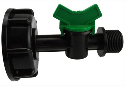 AP Supplies Ibc 2" S60X6 Cap With 3/4" Bsp Male Threaded Irrigation Valve from B&Q