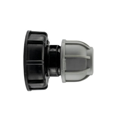 AP Supplies Ibc 2" S60X6 Cap With 20mm Mdpe Straight from B&Q