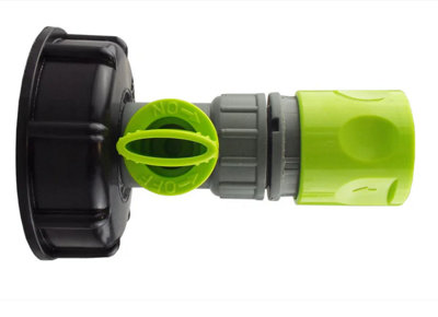 AP Supplies Ibc 2" S60X6 Cap With Bsp Threaded Valve And Hose Connector Lime from B&Q