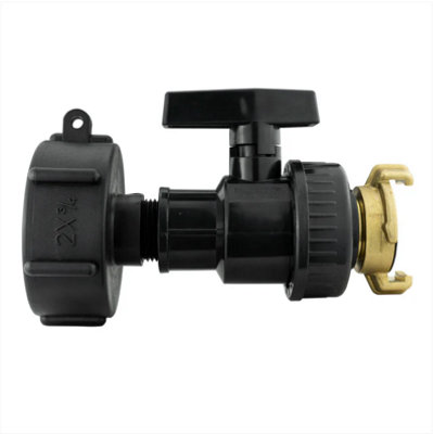 B&Q -  Ibc 2" S60X6 Cap With Large Plastic Valve And Geka Type Fitting