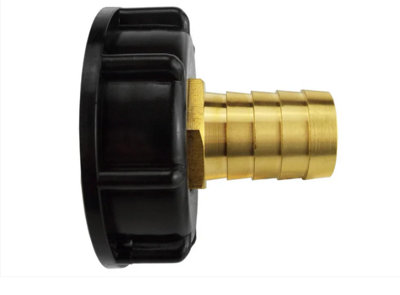 AP Supplies Ibc 2" S60X6 Cap With 19mm Brass Barb from B&Q