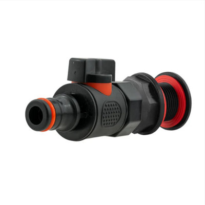 AP Supplies Drain Kit Plug Valve Outlet 3/4 Bsp Thread With Quick Connect Male Valve from B&Q