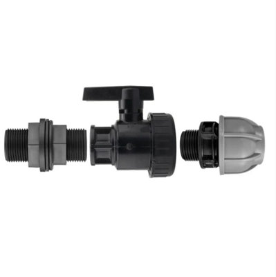 AP Supplies 3/4 Bsp Water Butt Fitting With Full Flow Pp Valve And 25mm Mdpe Fitting from B&Q