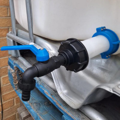 AP Supplies Ibc S60X6 M-F Extender Swivel With S60X6 Cap And Tap 1/2 Barb from B&Q