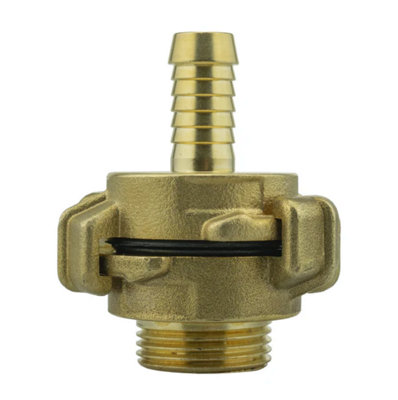 AP Supplies Geka Type Brass Claw Set 13mm Barb And 3/4 Bsp Male from B&Q