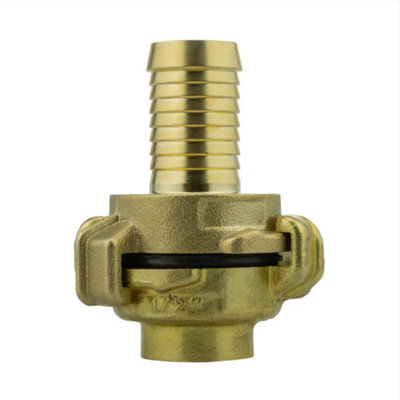 AP Supplies Geka Type Brass Claw Set 19mm Barb And 1/2 Bsp Female from B&Q
