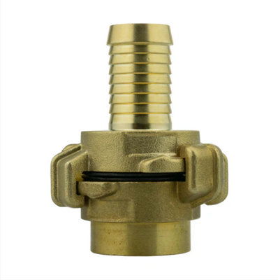 AP Supplies Geka Type Brass Claw Set 19mm Barb And 3/4 Bsp Female from B&Q