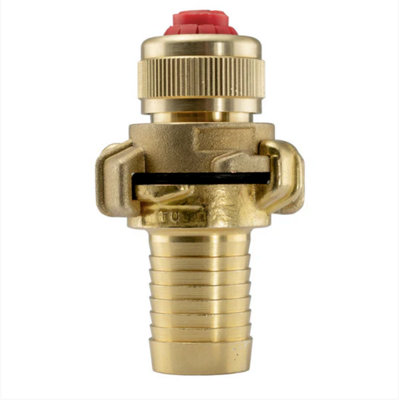 AP Supplies Geka Type Brass Claw Set 19mm Barb And 1/2 Hose Connector from B&Q