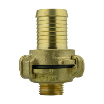 AP Supplies Geka Type Brass Claw Set 25mm Barb And 1/2 Bsp Male from B&Q