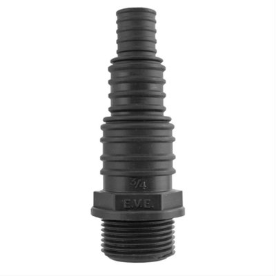B&Q -  Pond Connector 3/4 Bspm- 13/20/25mm
