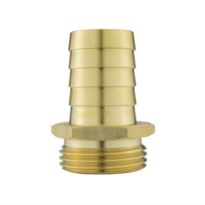 AP Supplies Brass Straight Joiner 25mm1 Bspm from B&Q