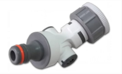 AP Supplies Adjustable Tap Connector Wl Click-Lock Quick Connect Outlet Designed from B&Q