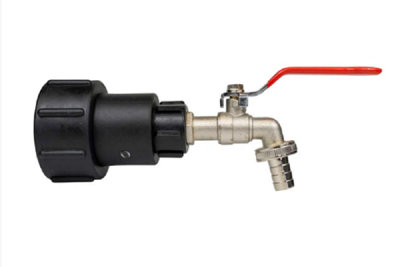 AP Supplies Ibc 2 S60X6 3/4 Bspf Extender Adaptor With Lever Tap 3/4 Barb from B&Q