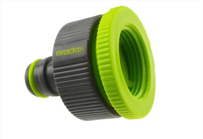 AP Supplies Female Tap Connector 3/4 1/2 Bspf Lime from B&Q