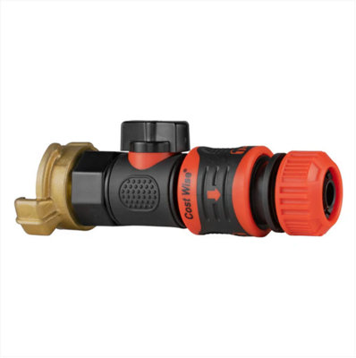 AP Supplies Geka Type Connector With Bspf-Quick Connect Valve & Hose Connector Lock from B&Q