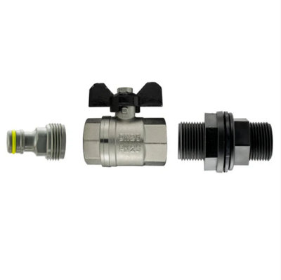 AP Supplies Water Butt Kit 1/2 Bsp With Metal Bspf Bib Valve And Male Quick Connect Outlet from B&Q