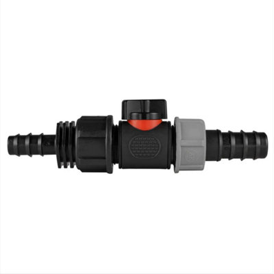 AP Supplies 16mm Barbed Straight With In-Line Bspm Valve And 20mm Barbed Straight from B&Q