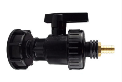 AP Supplies Ibc 2 S60X6 Cap With Large Plastic Valve And 13mm Brass Barb from B&Q