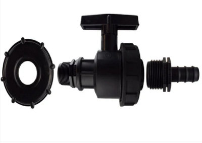 AP Supplies Ibc 2 S60X6 Cap With Large Plastic Valve And 16mm Barbed Straight from B&Q