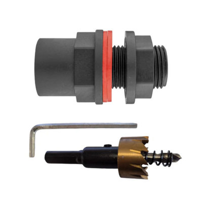 AP Supplies Water Butt 1/2 Bsp Male With Female Outlet And Drill Bit from B&Q