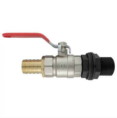 AP Supplies Water Butt Kit 1 Bsp With Lever Valve And 25mm Brass Barb from B&Q