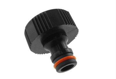 AP Supplies Female Tap Connector 3/4 Bspf Black from B&Q