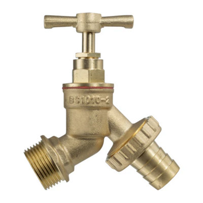 AP Supplies Garden Bib Tap Brass 1/2 Bspm Inlet from B&Q