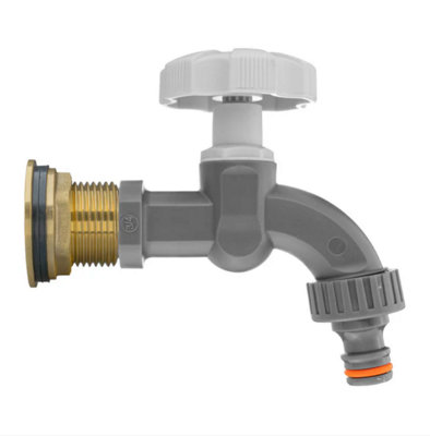 AP Supplies Water Butt Brass Kit 1 With Grey Dial Tap from B&Q