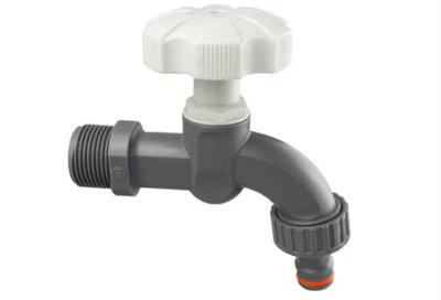 AP Supplies 3/4 Bspm Plastic Tap Wl Plastic Tap With Quick Connector from B&Q