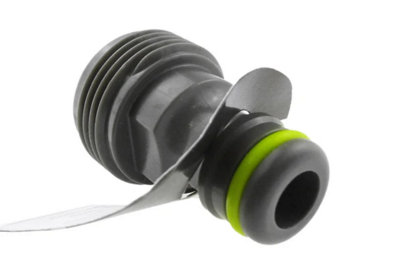 AP Supplies Male Tap Connector 3/4 Bspm Lime from B&Q