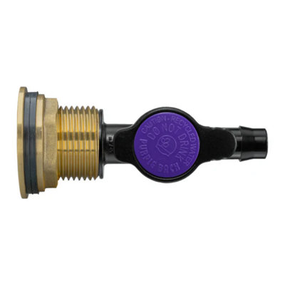 AP Supplies Water Butt Brass Kit 1 With 13mm Barb Irrigation Valve from B&Q