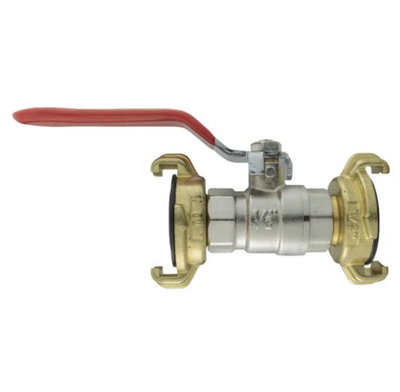 AP Supplies Metal Lever Valve 1/2 Bspf With Geka Type Claw Outlets from B&Q