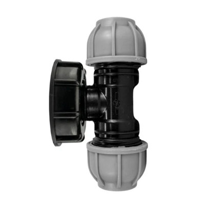 AP Supplies Ibc 2 S60X6 Cap With 25mm Mdpe Tee from B&Q