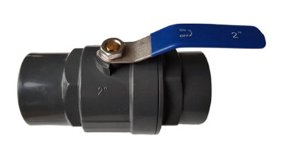 B&Q -  Pp 2 Bspf Stopcock With Stainless Steel Ball Valve And Handle