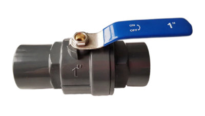 B&Q -  Pp 1 Bspf Stopcock With Stainless Steel Ball Valve And Handle