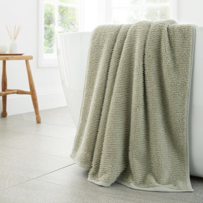 Bianca Green Soft Zero Twist Spa Cotton 70X127cm Bath Towel