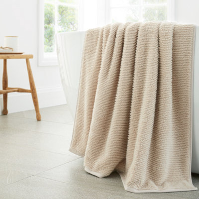 Bianca Light Soft Zero Twist Spa Cotton 70X127cm Bath Towel Natural
