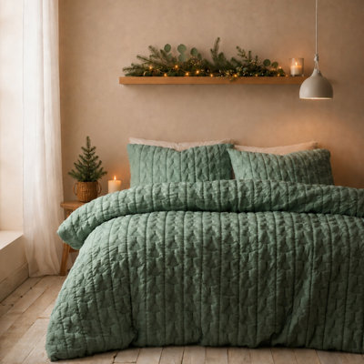 Tamba Leaf Pinsonic Christmas Duvet Cover Set - Image 9